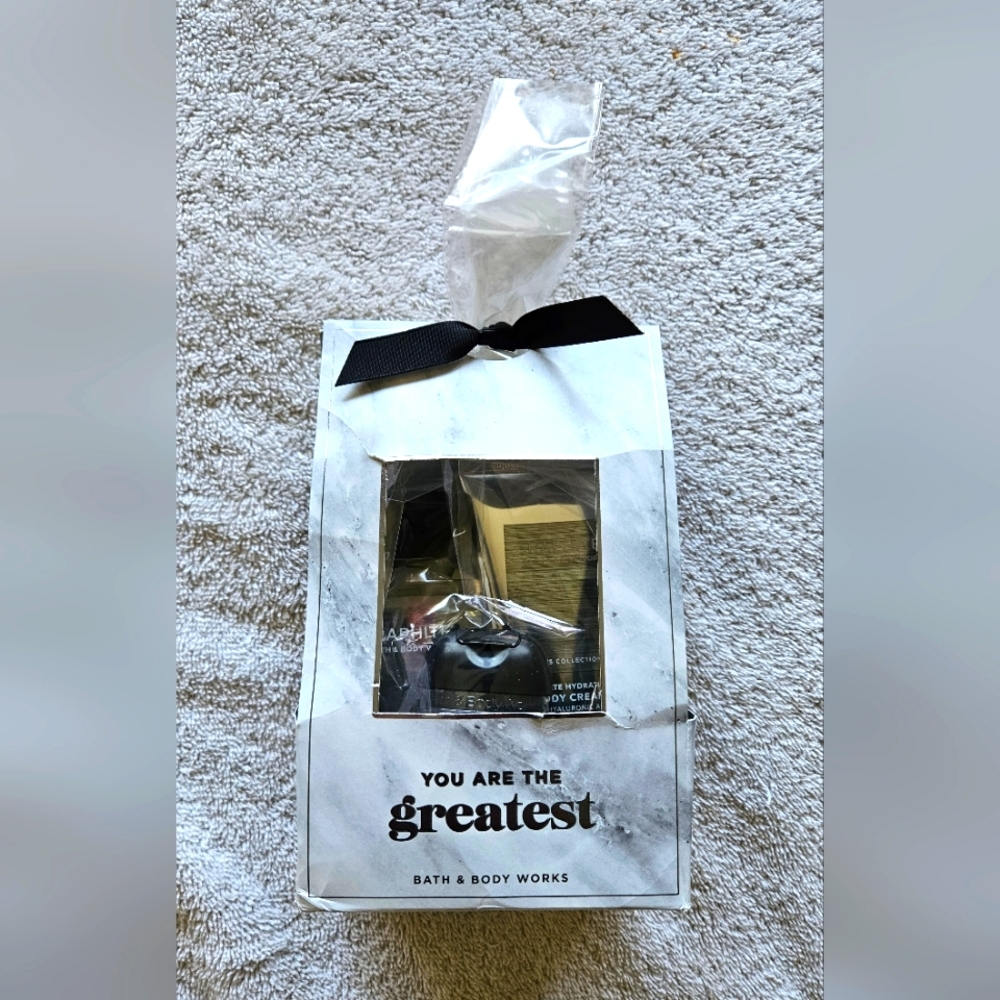 Bath & Body Works Graphite Signature Collection of Noir, never used/opened